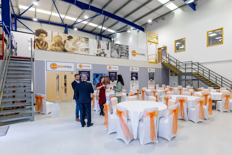 Fire Rated Mezzanine Floor at Biosynex