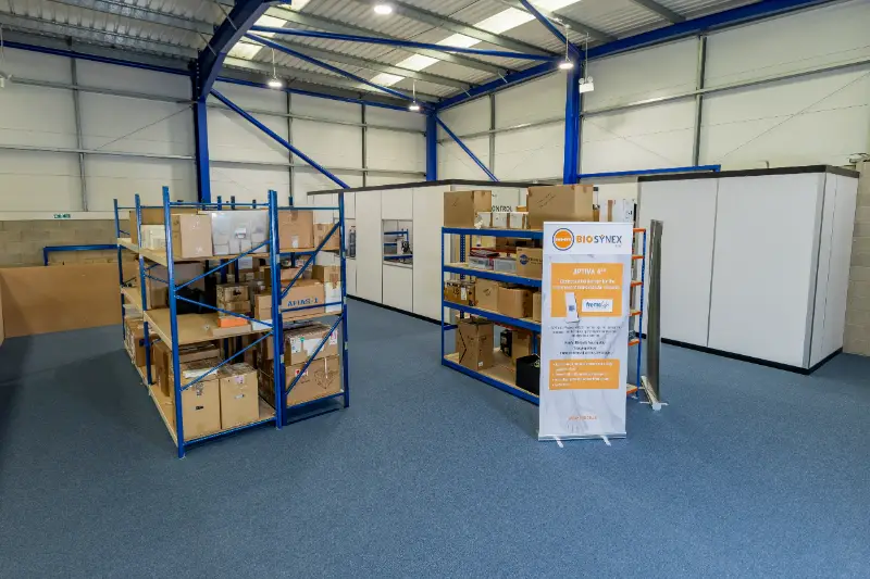 Storage on a Mezzanine Floor