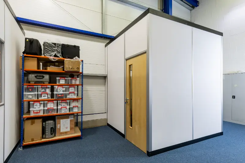 Storage Room on a Mezzanine Floor