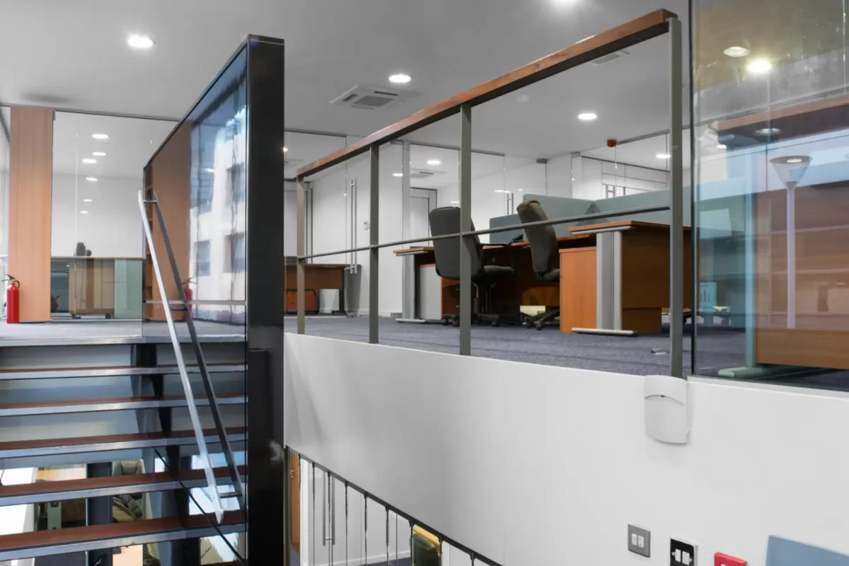 mezzanine office design
